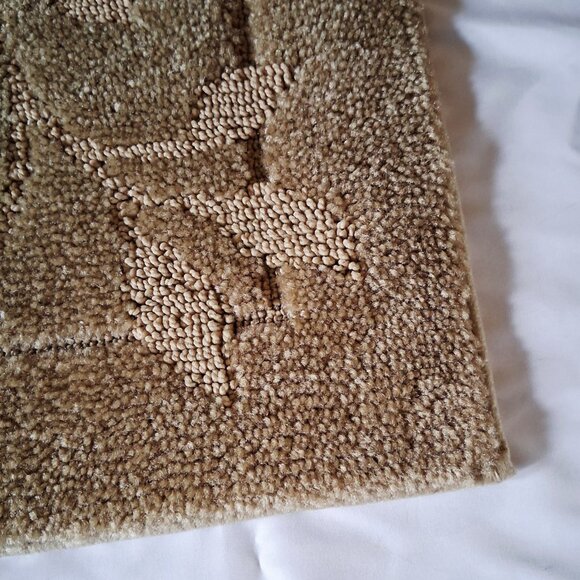 NWT Vintage Kohl's Estate Collections Beige "Trellis" Rug - Picture 7 of 10